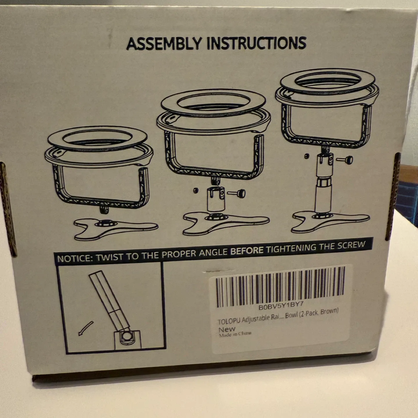 Tolopu Adjustable Raised Pet Bowl Stand 🥕 (new|unused) image indicator(6)