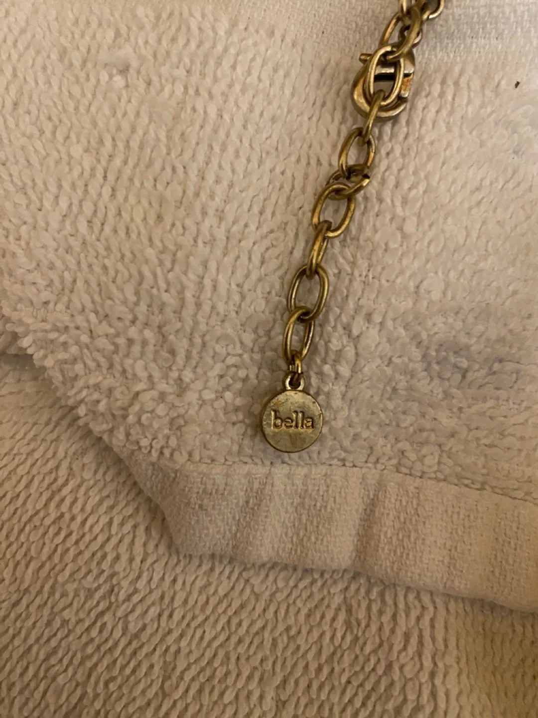 Bella & Jack Gold Crystal Leaf Necklaces image indicator(4)