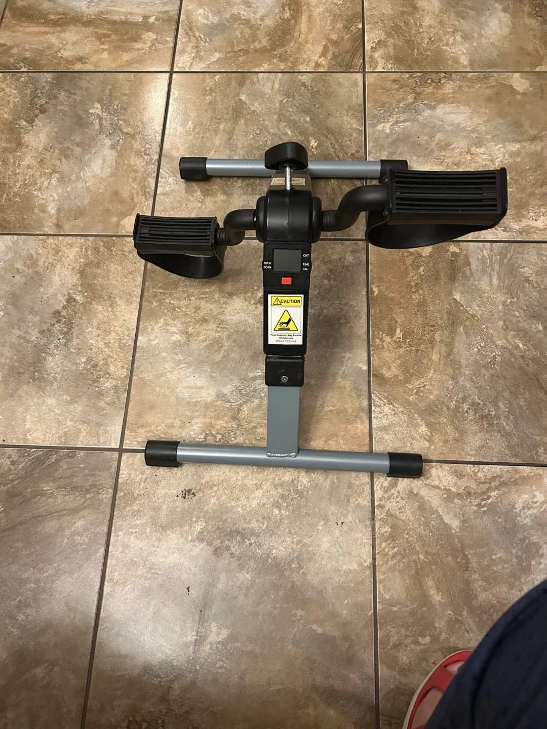 Portable Under Desk Bike Pedal Exerciser - photo 2