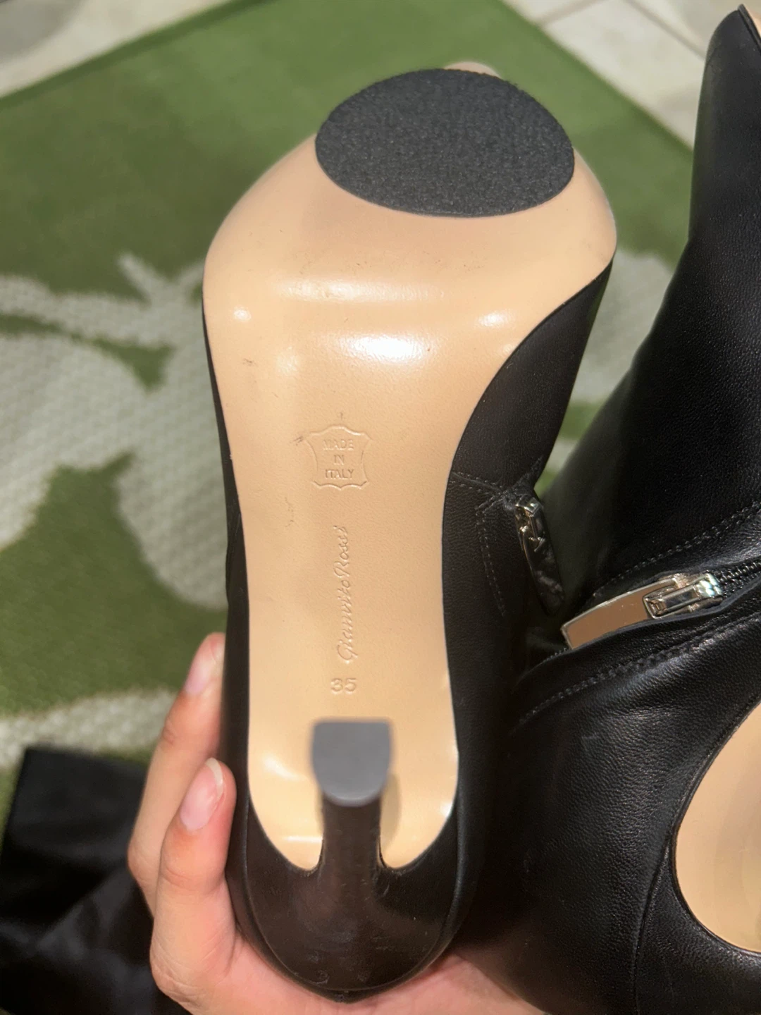 Gianvito Rossi Black Leather Over-the-Knee Boots - Size 35 - photo 4