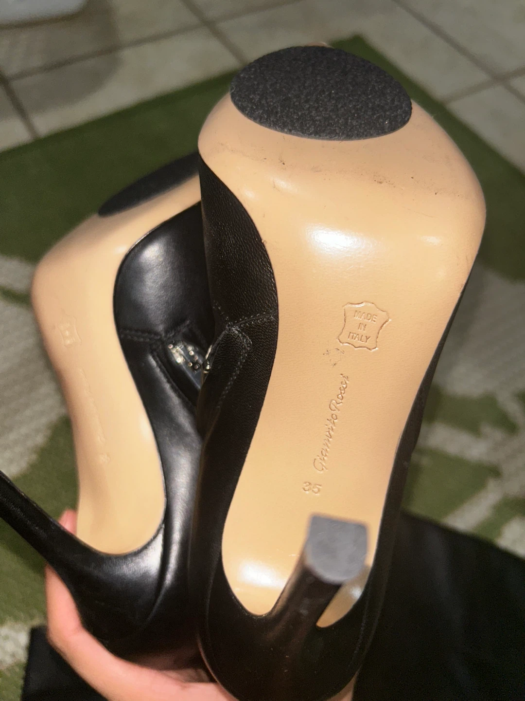 Gianvito Rossi Black Leather Over-the-Knee Boots - Size 35 - photo 3