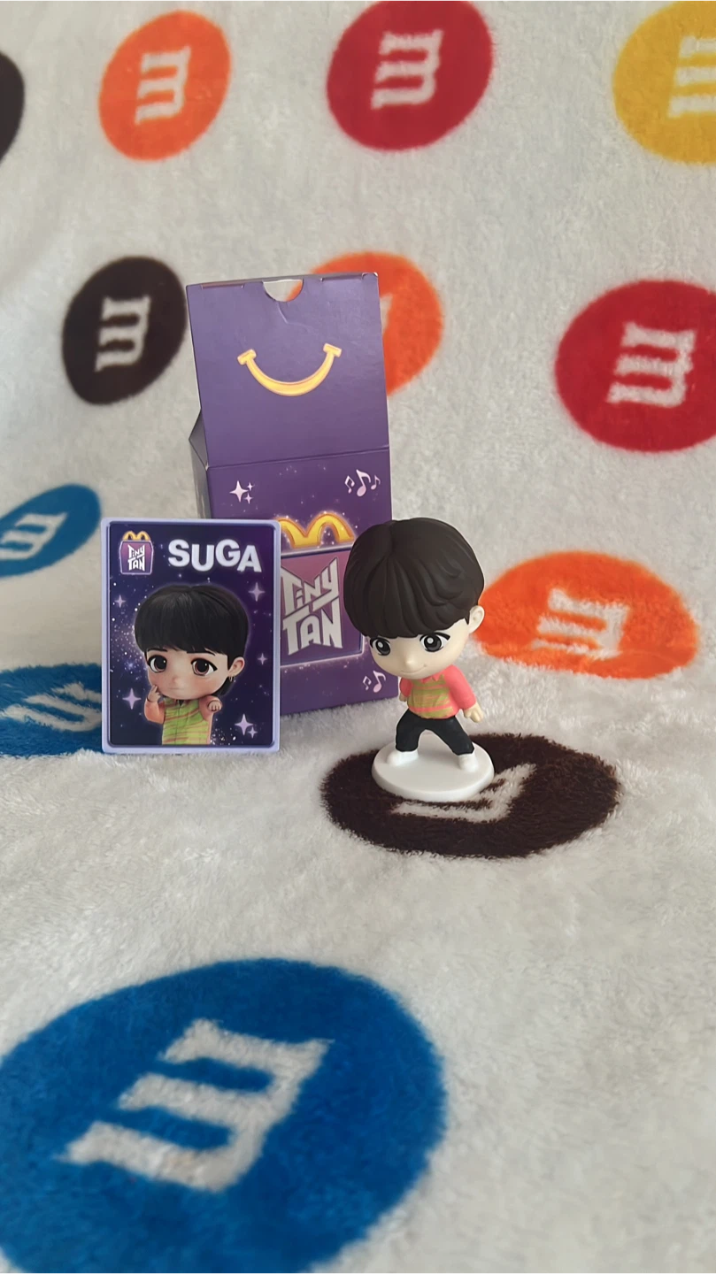 McDonald's TinyTAN SUGA Figure - New in Box!