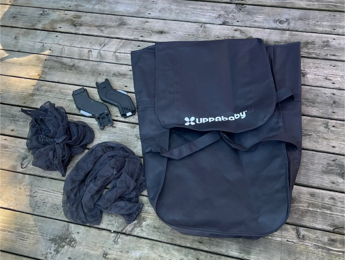 2018 UPPAbaby Vista Stroller & bassinet in Denny Red + extras image indicator(10)