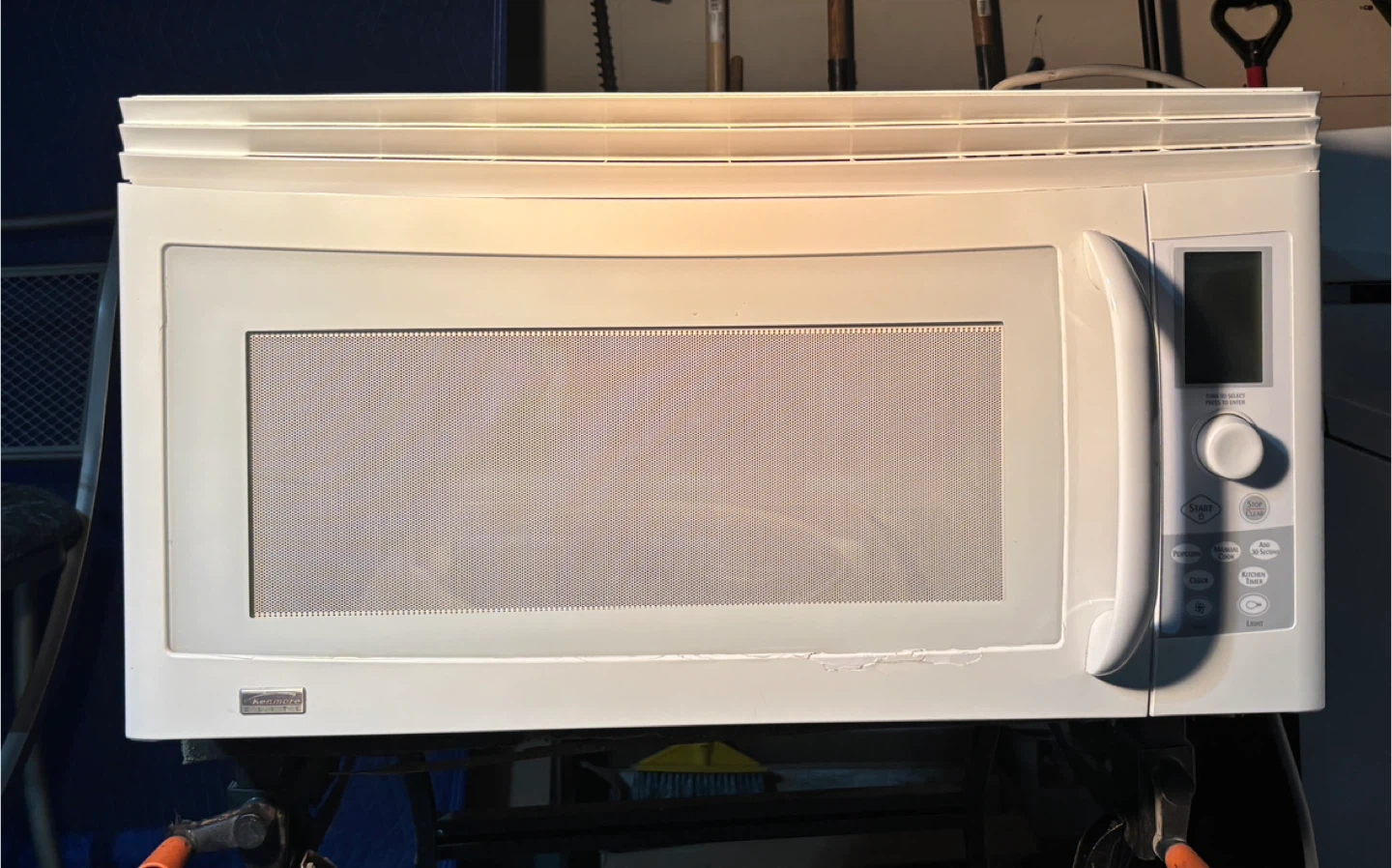 Kenmore Microwave and range vent- White