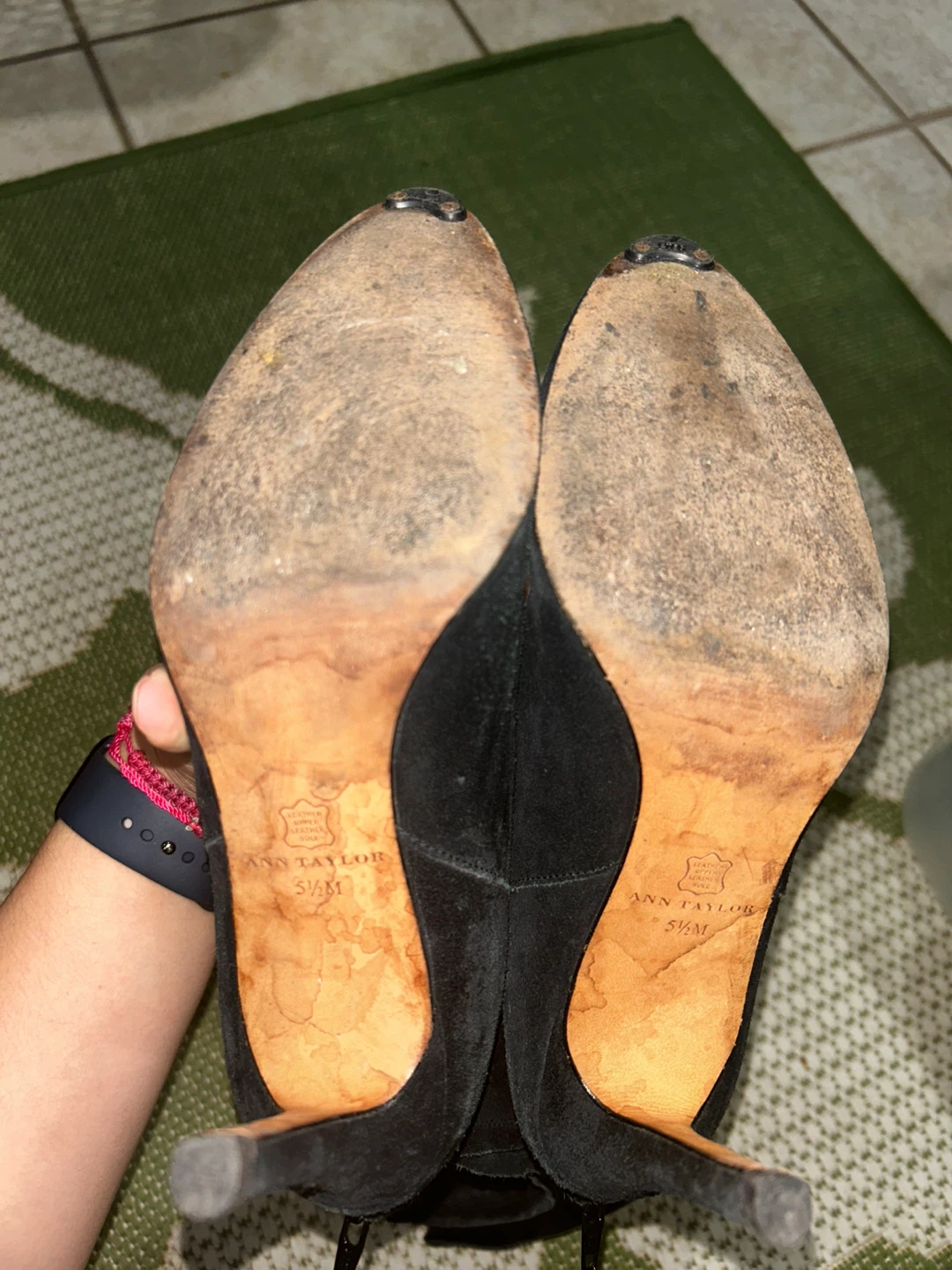 Ann Taylor Black Suede Boots - Size 5.5M - photo 2