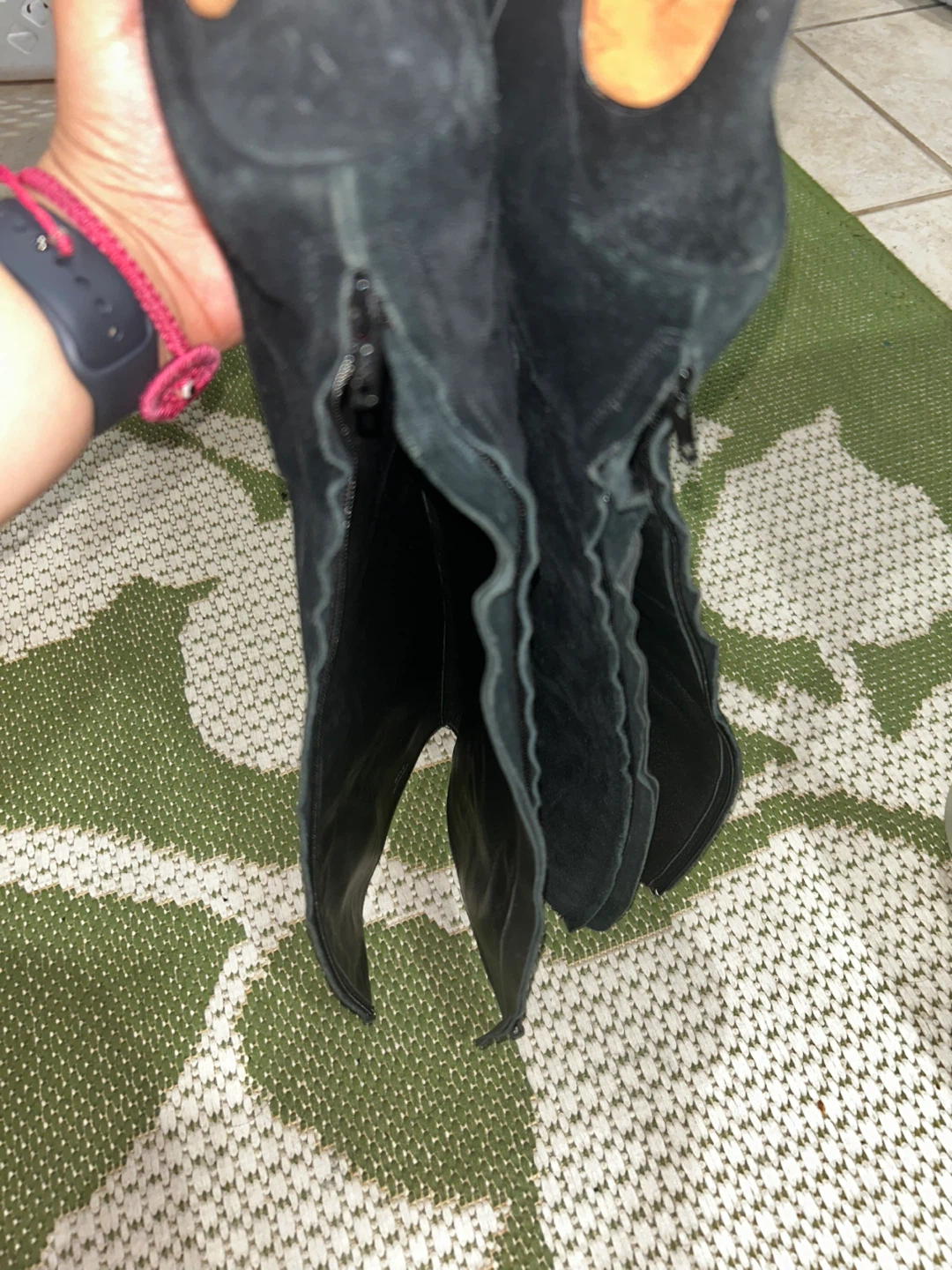 Ann Taylor Black Suede Boots - Size 5.5M - photo 4