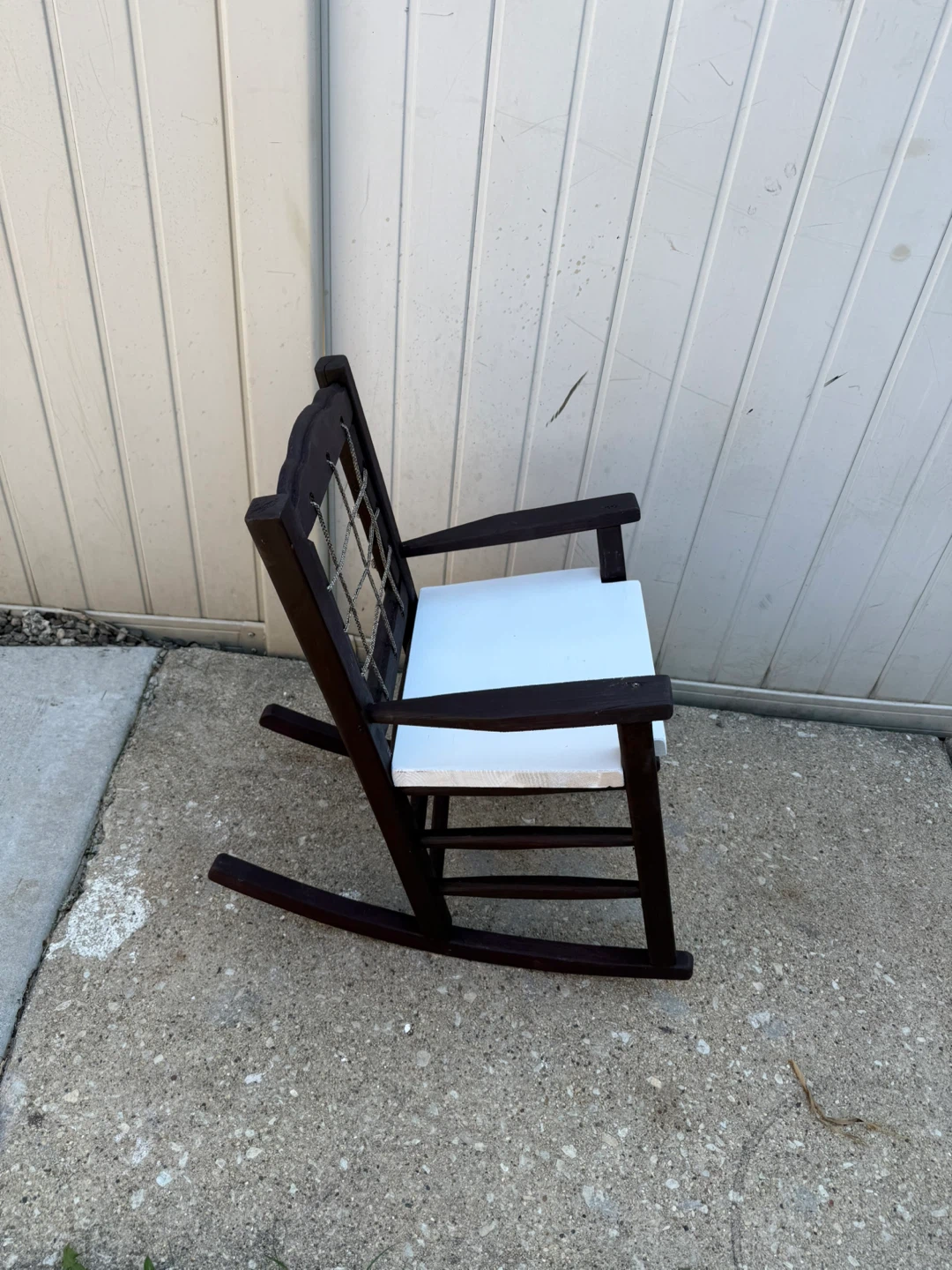 Child's Rocking Chair - Brown & White - photo 2