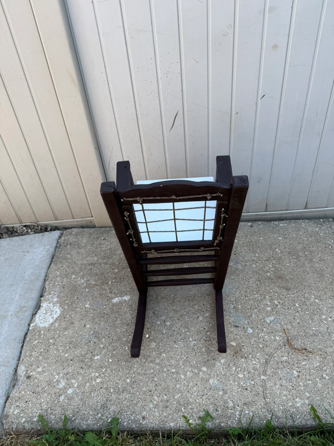 Child's Rocking Chair - Brown & White - photo 4