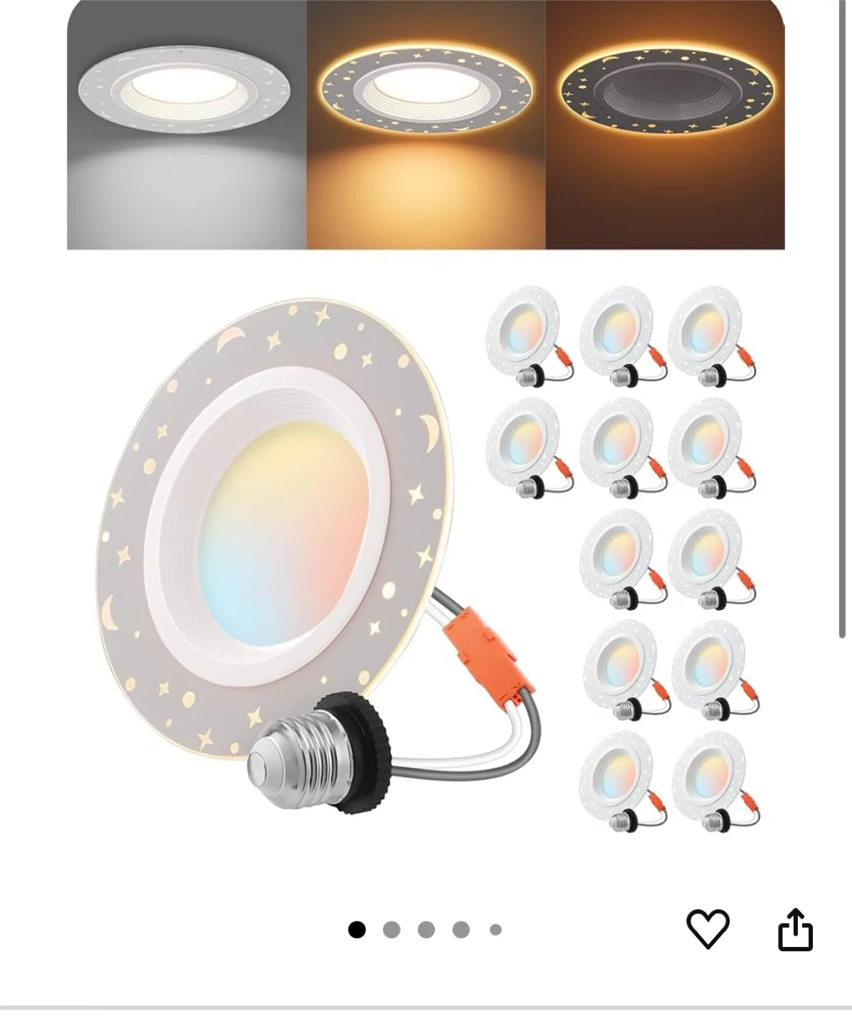 LED Recessed Ceiling Light - 12 Pack thumbnail