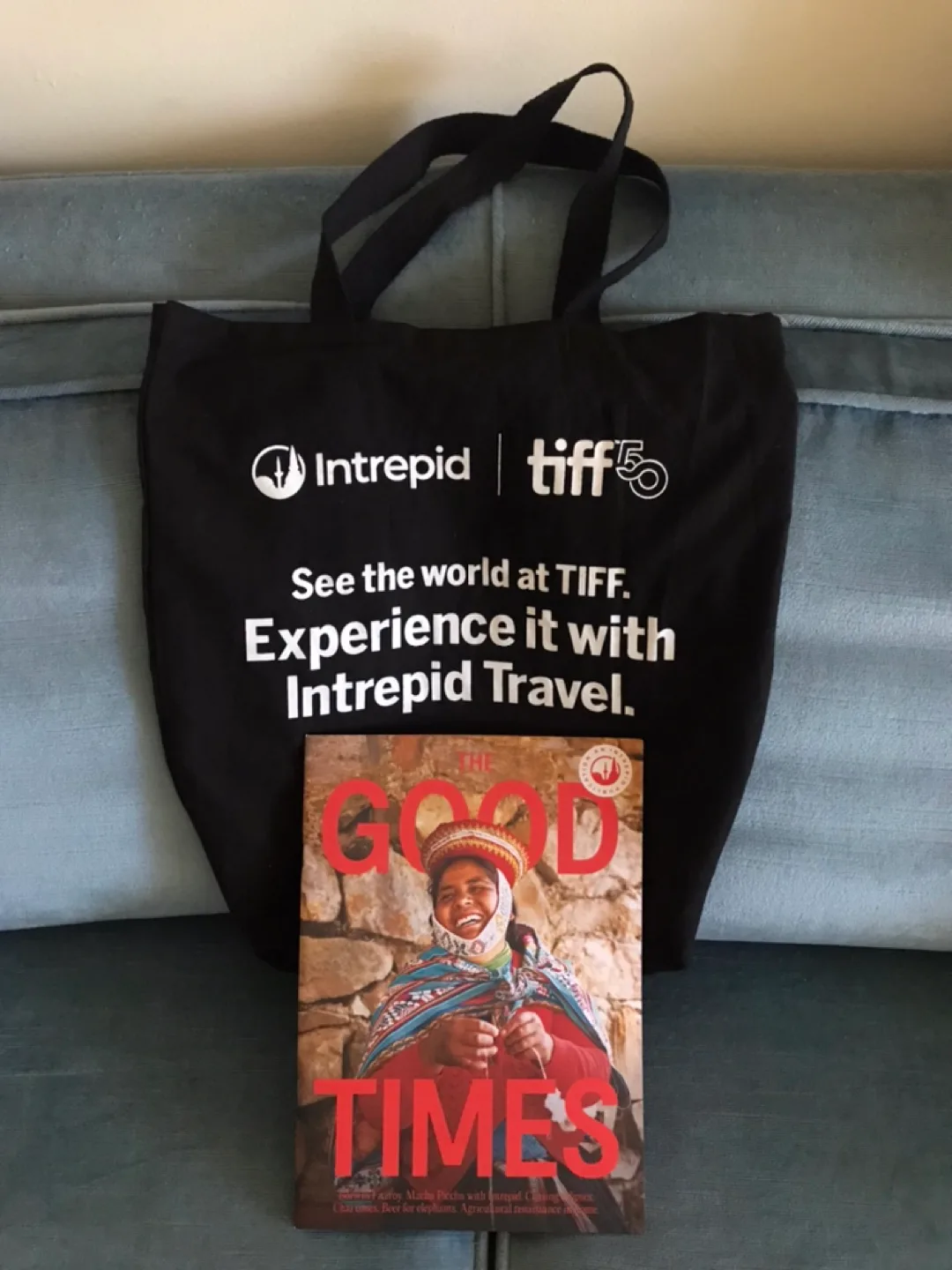 “TIFF 50” Tote + ✨FREE New Travel Magazine thumbnail