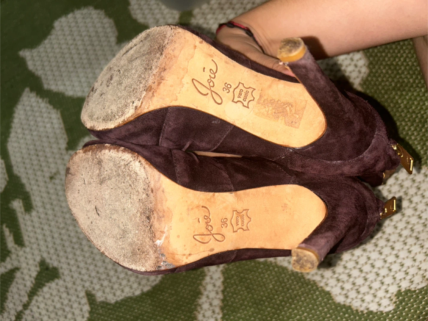 Joie Anja Caged Lace Up Booties - Size 6 - photo 2
