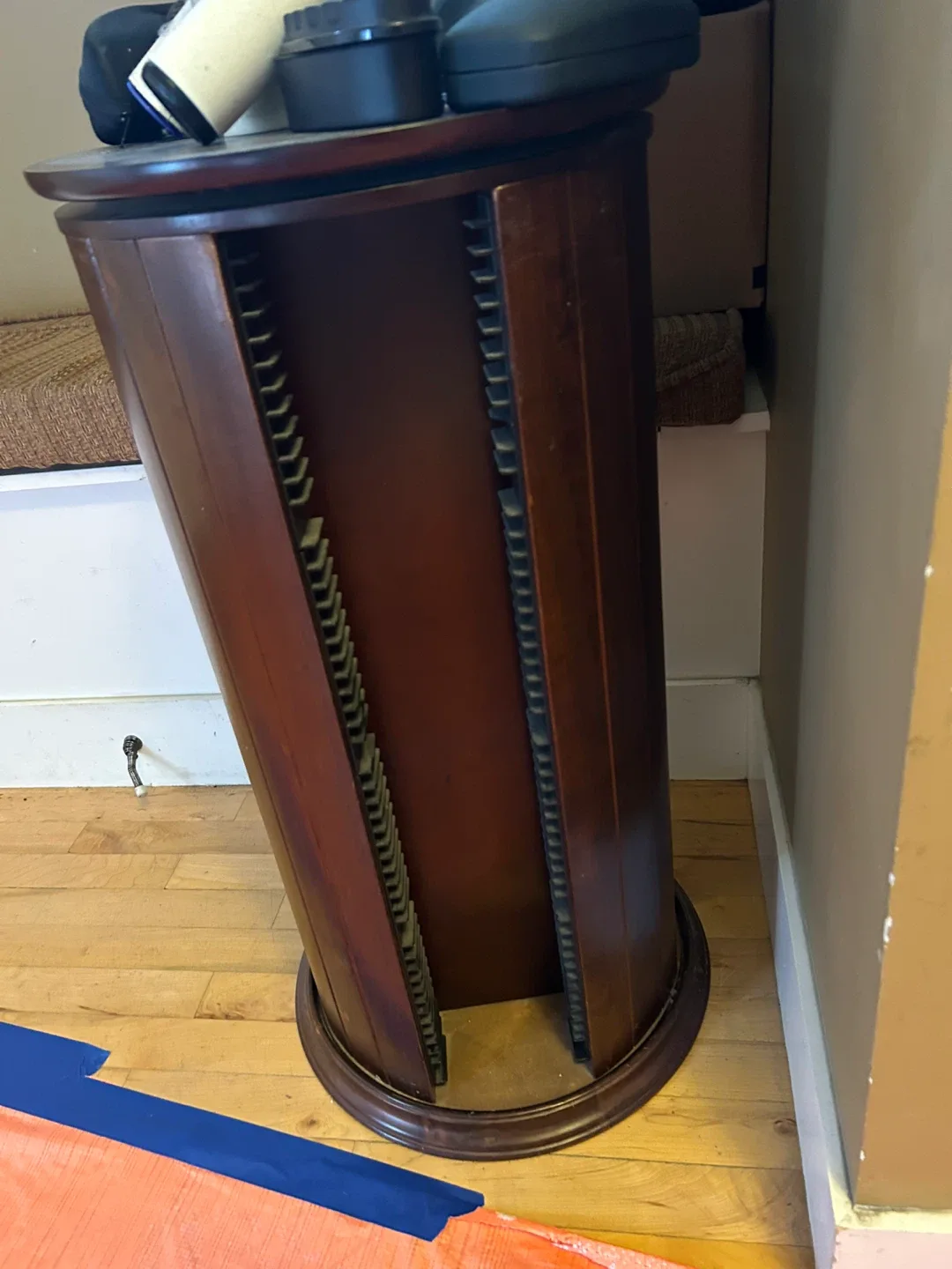 Wooden CD/DVD Storage Tower thumbnail