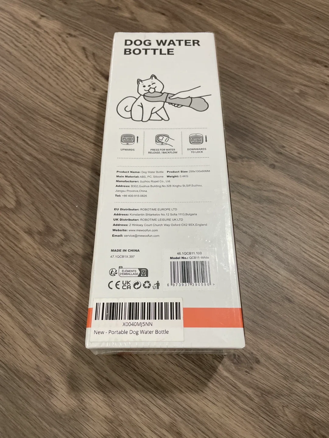 New Portable Dog Water Bottle image indicator(2)