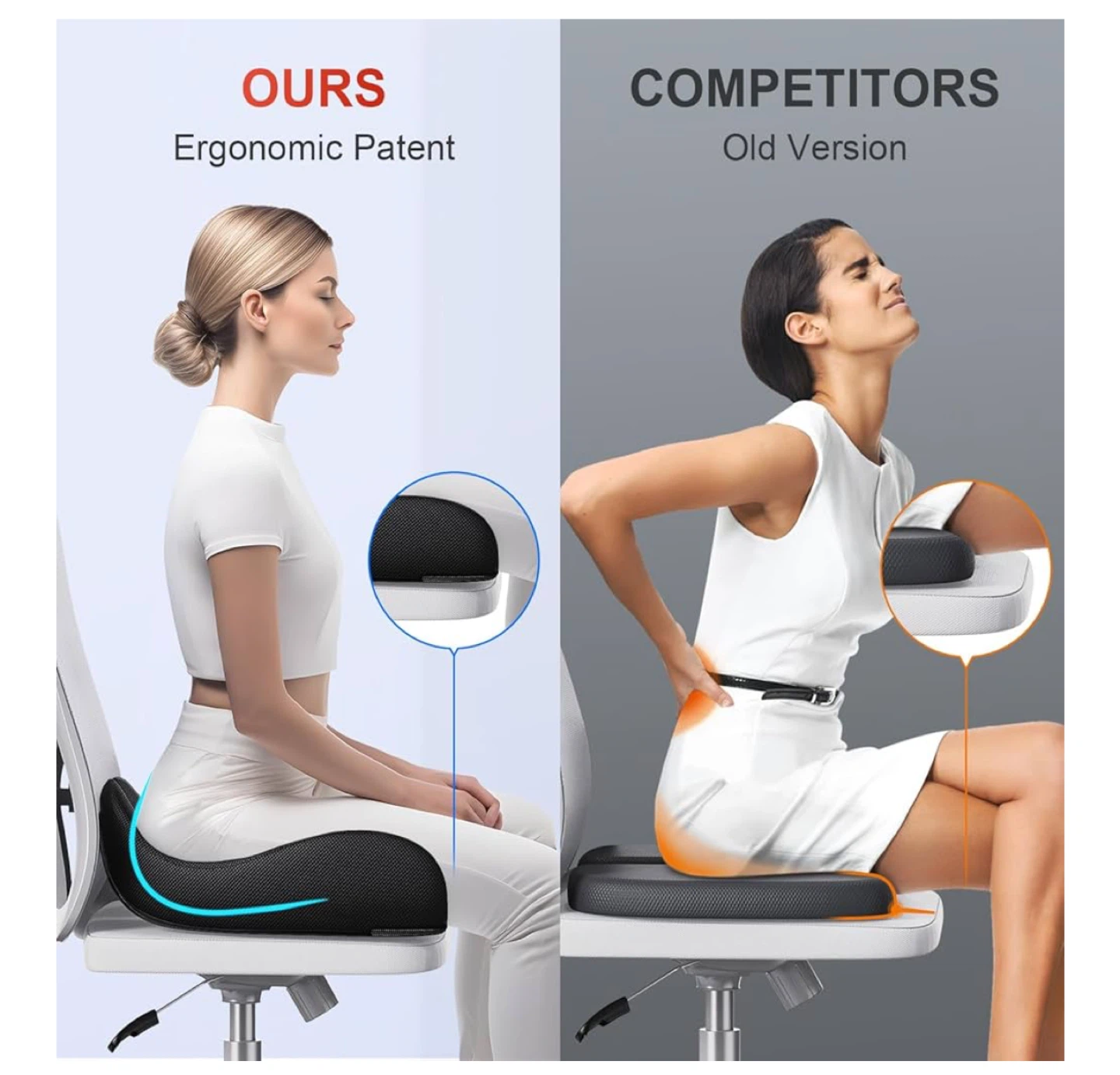 Benazcap Memory Foam Seat Cushion - photo 4