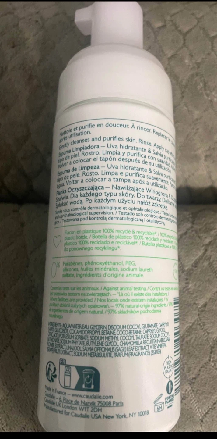 Caudalie Vinoclean Instant Foaming Cleanser - photo 2