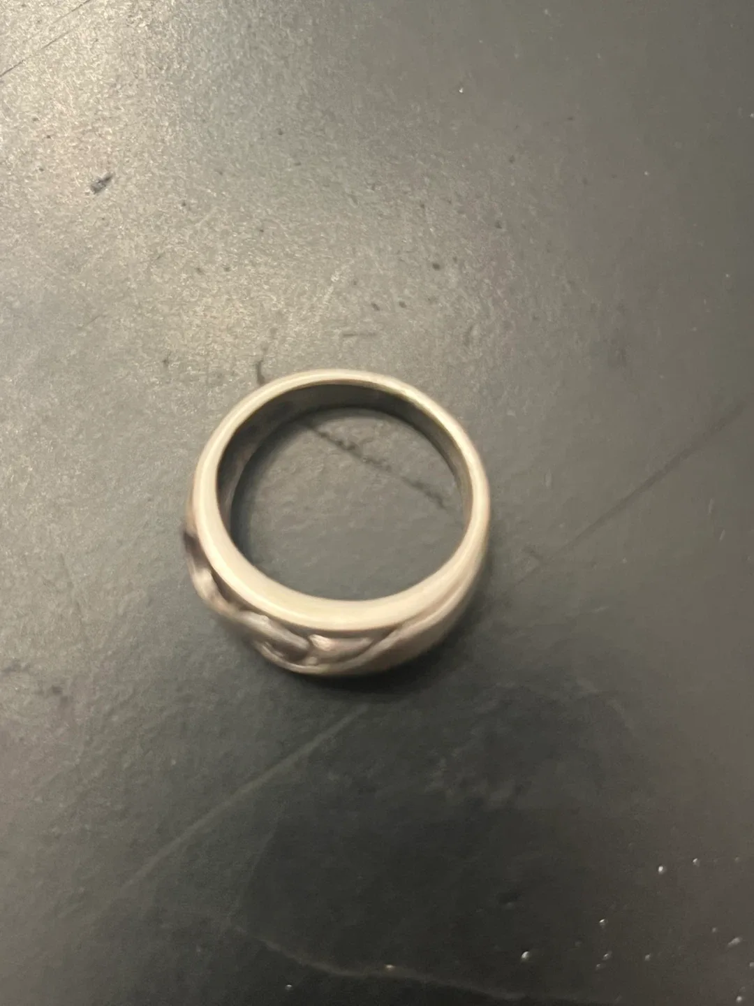 Silver wave ring (stamped 925) image indicator(3)