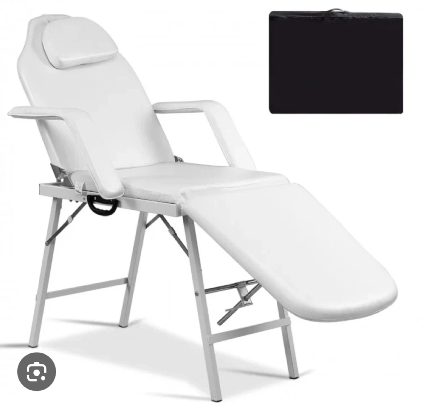 White Adjustable Facial Bed/Massage Table