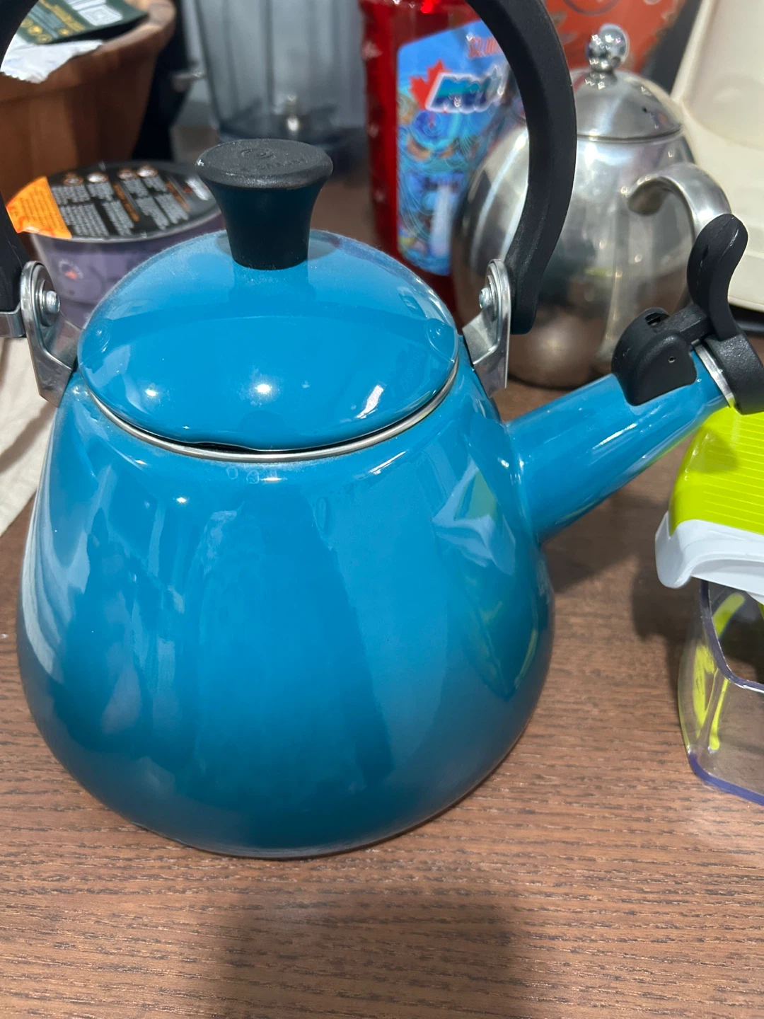 Teal Blue Tea Kettle