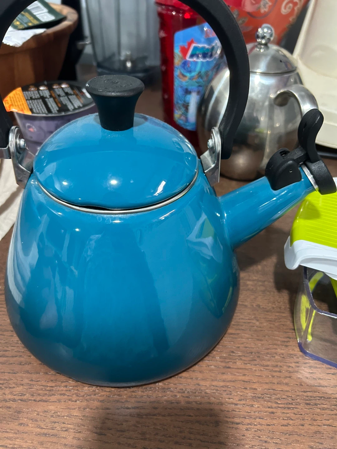 Teal Blue Tea Kettle - photo 2