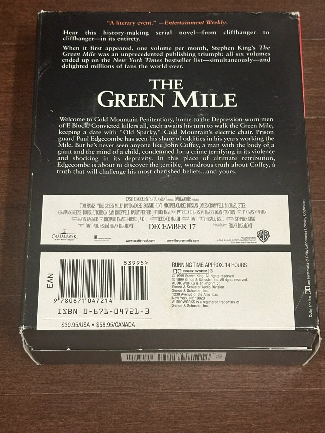 The Green Mile by Stephen King (Audio Cassettes) image indicator(6)