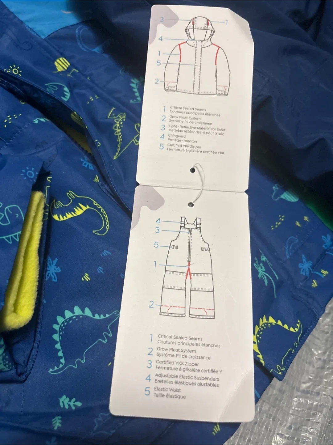 Gusti Kids' Snowsuit Set 18M image indicator(3)