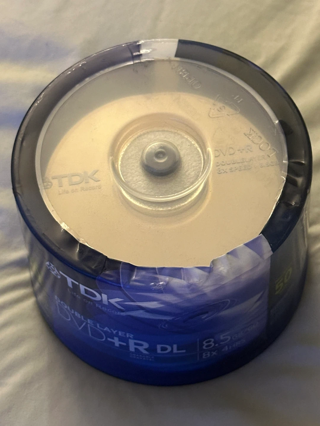 TDK Double Layer DVD+R DL 8.5GB 50 Pack - photo 2