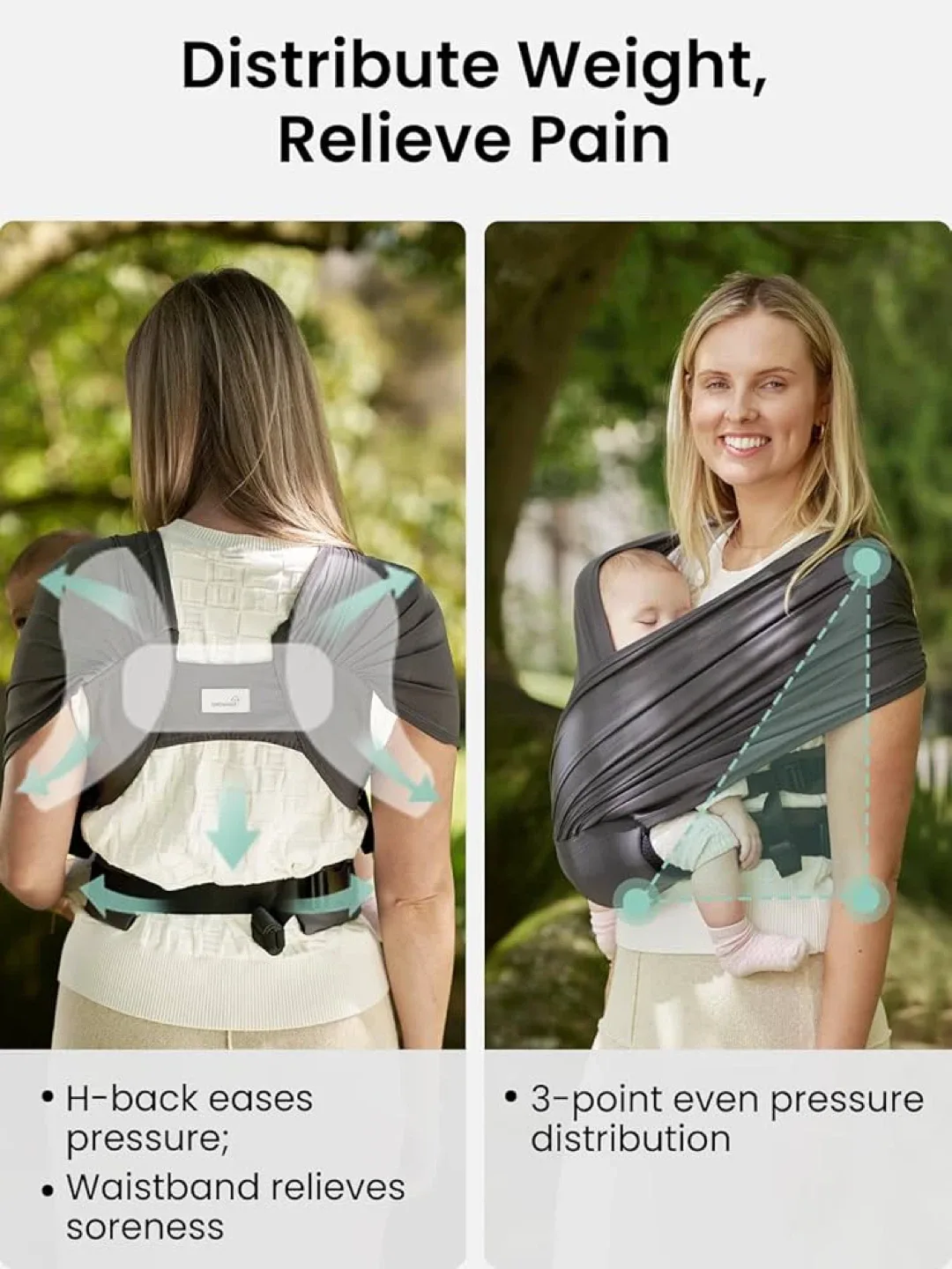 Brand new GROWNSY Comfy-Air Breathable Baby Carrier image indicator(2)