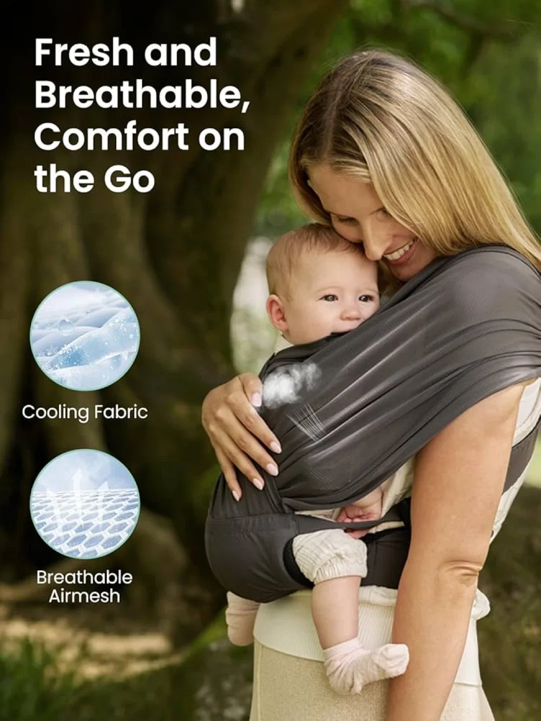 Brand new GROWNSY Comfy-Air Breathable Baby Carrier image indicator(9)