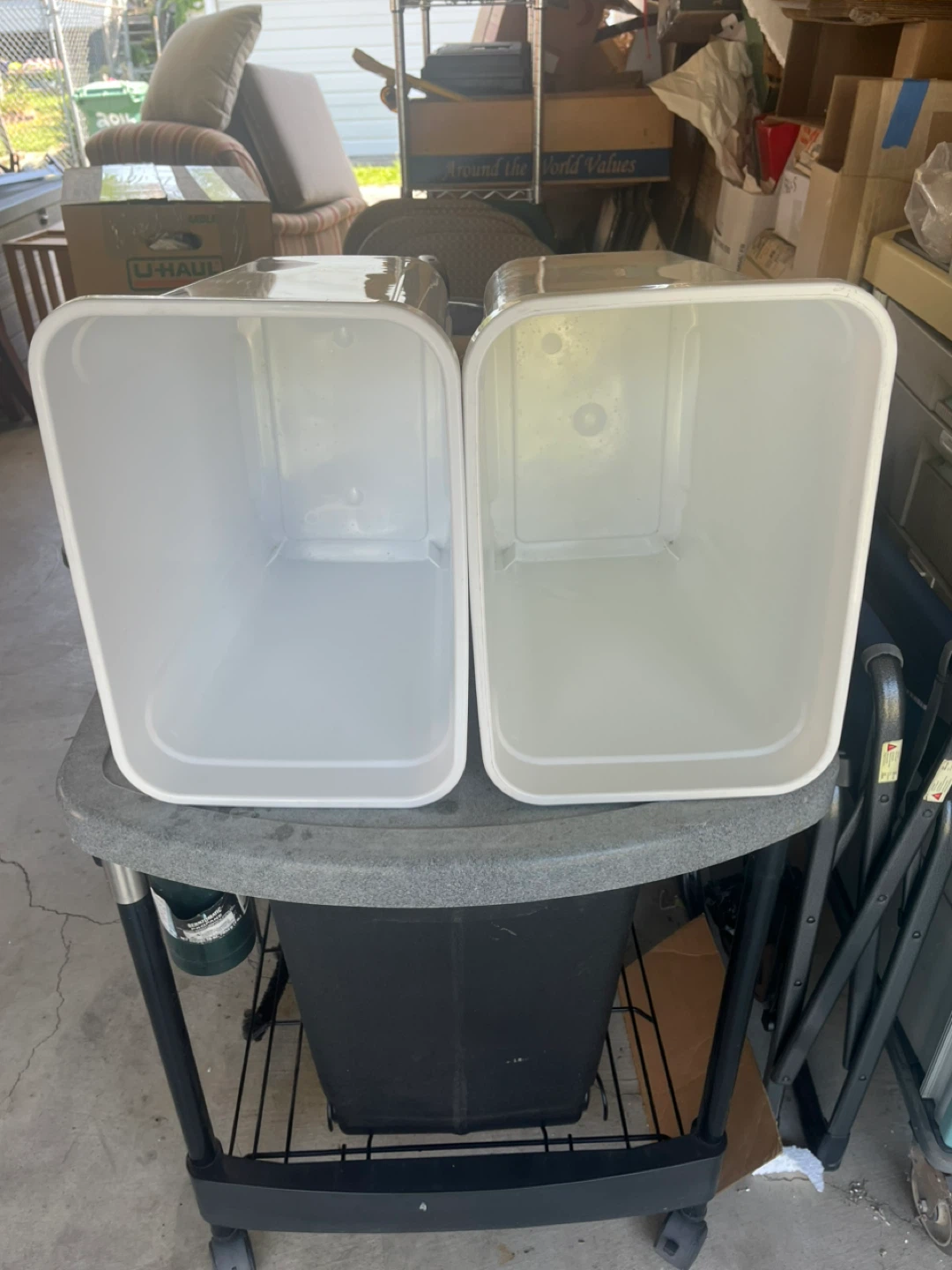 Mainstays Top Touch Wastebasket - 7.6 Gallon 🥕 - photo 4
