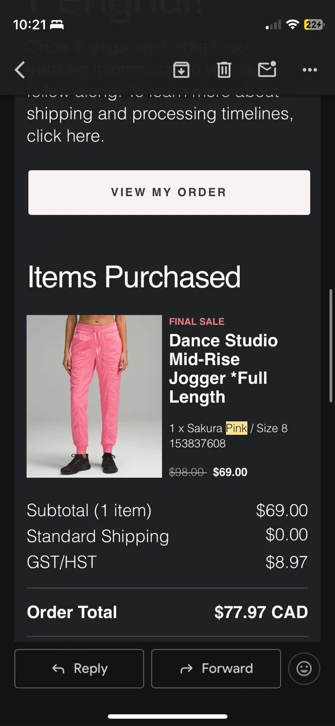 Lululemon Dance Studio Mid-Rise Full Jogger (Sakura Pink) image indicator(5)