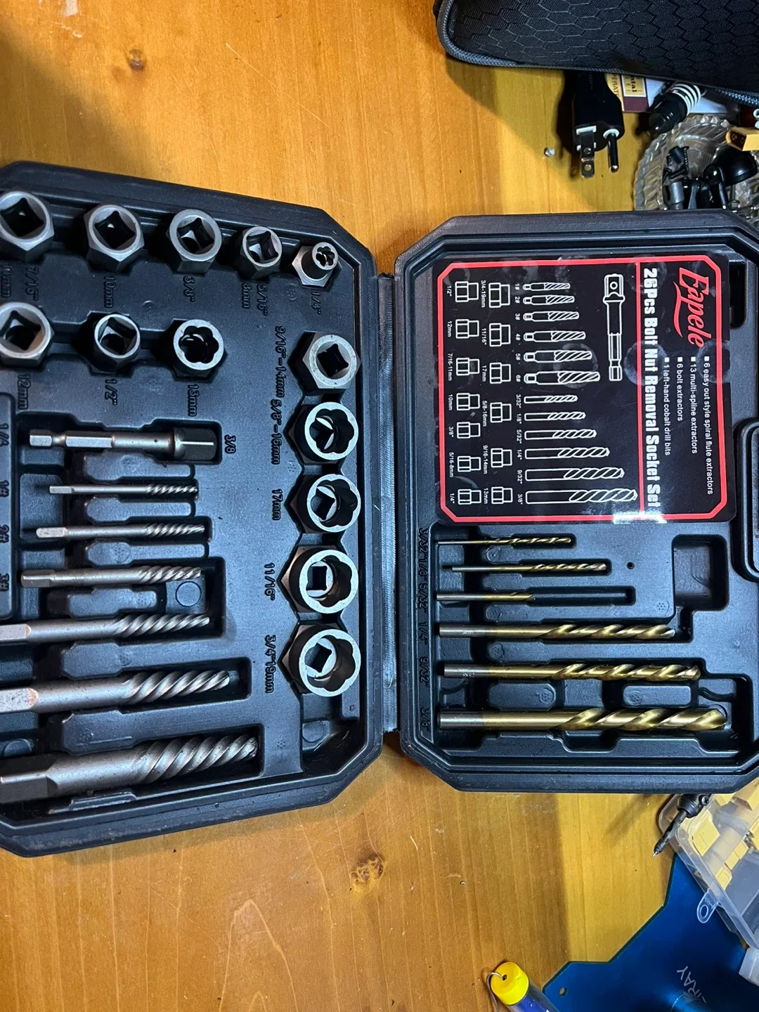 Eapele 26pcs Bolt Nut Removal Socket Set thumbnail