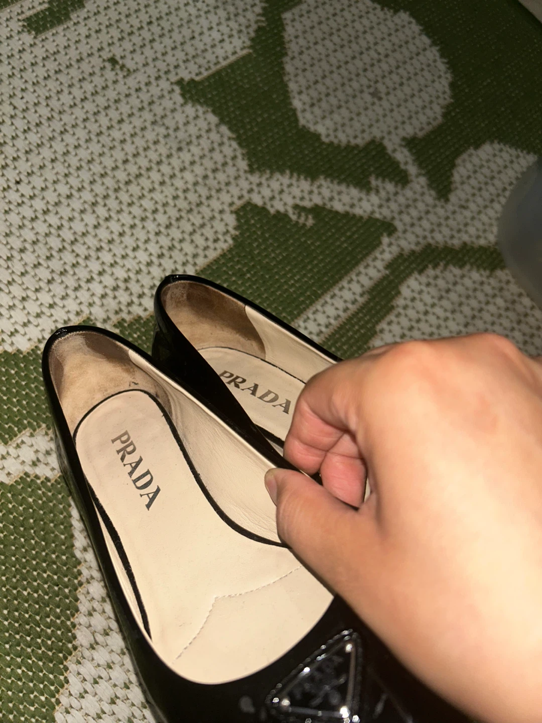 Prada Black Patent Leather Ballet Flats - photo 3