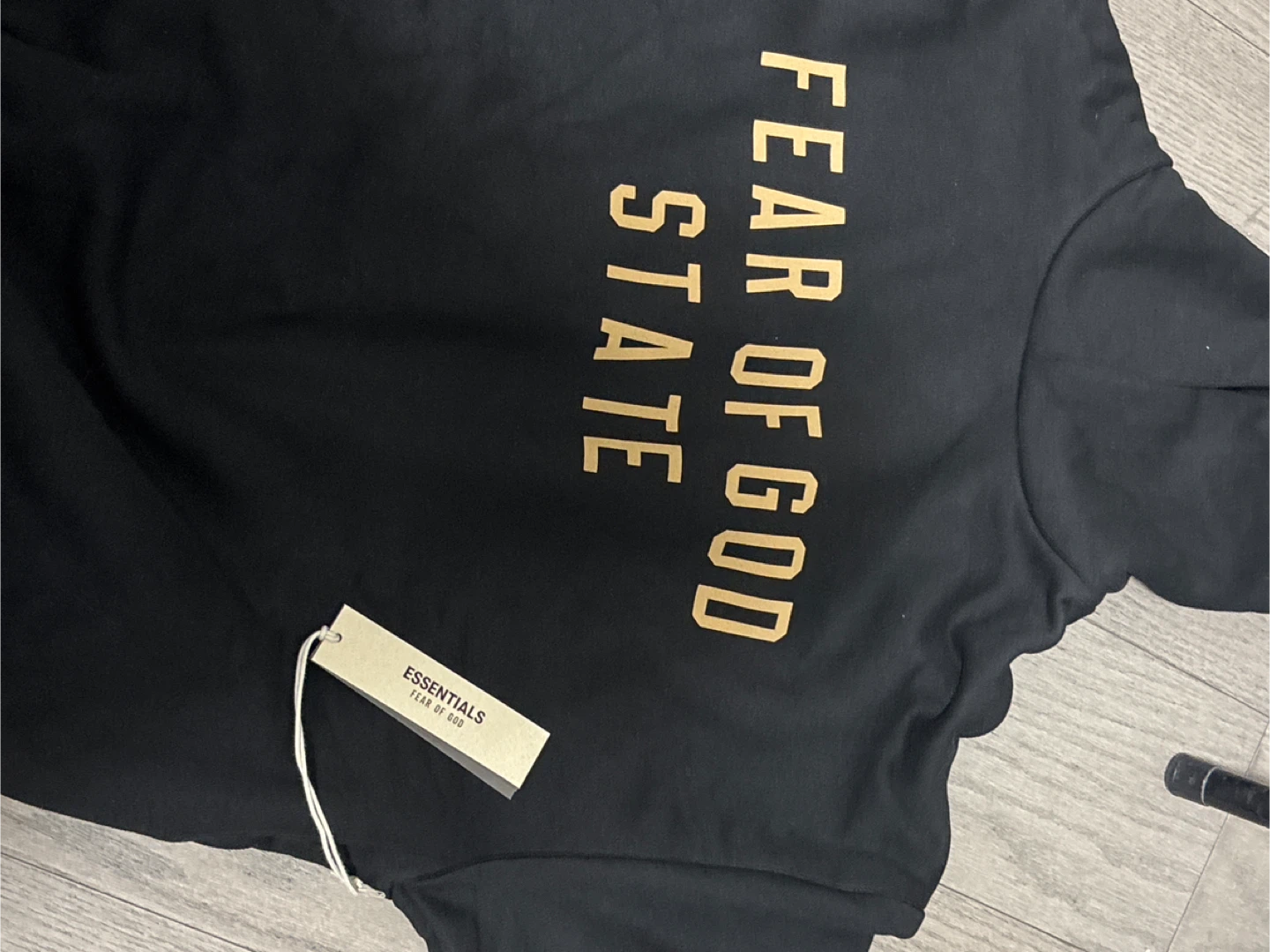 Fear of God Essentials Hoodie Black - photo 2
