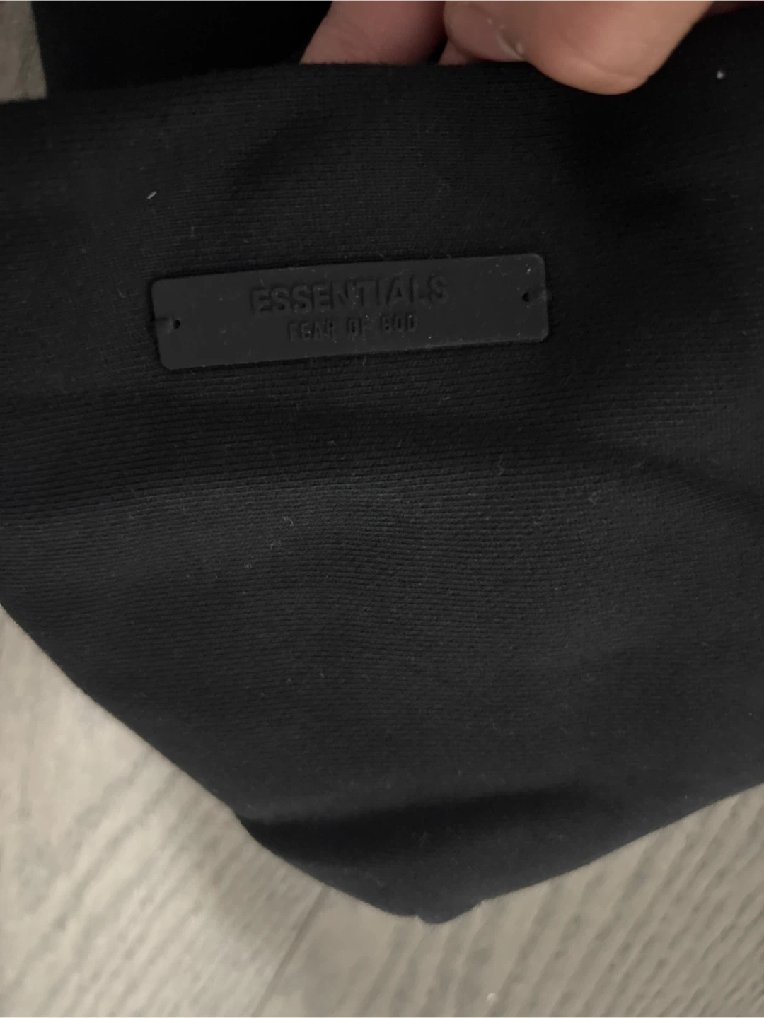 Fear of God Essentials Hoodie Black - photo 3