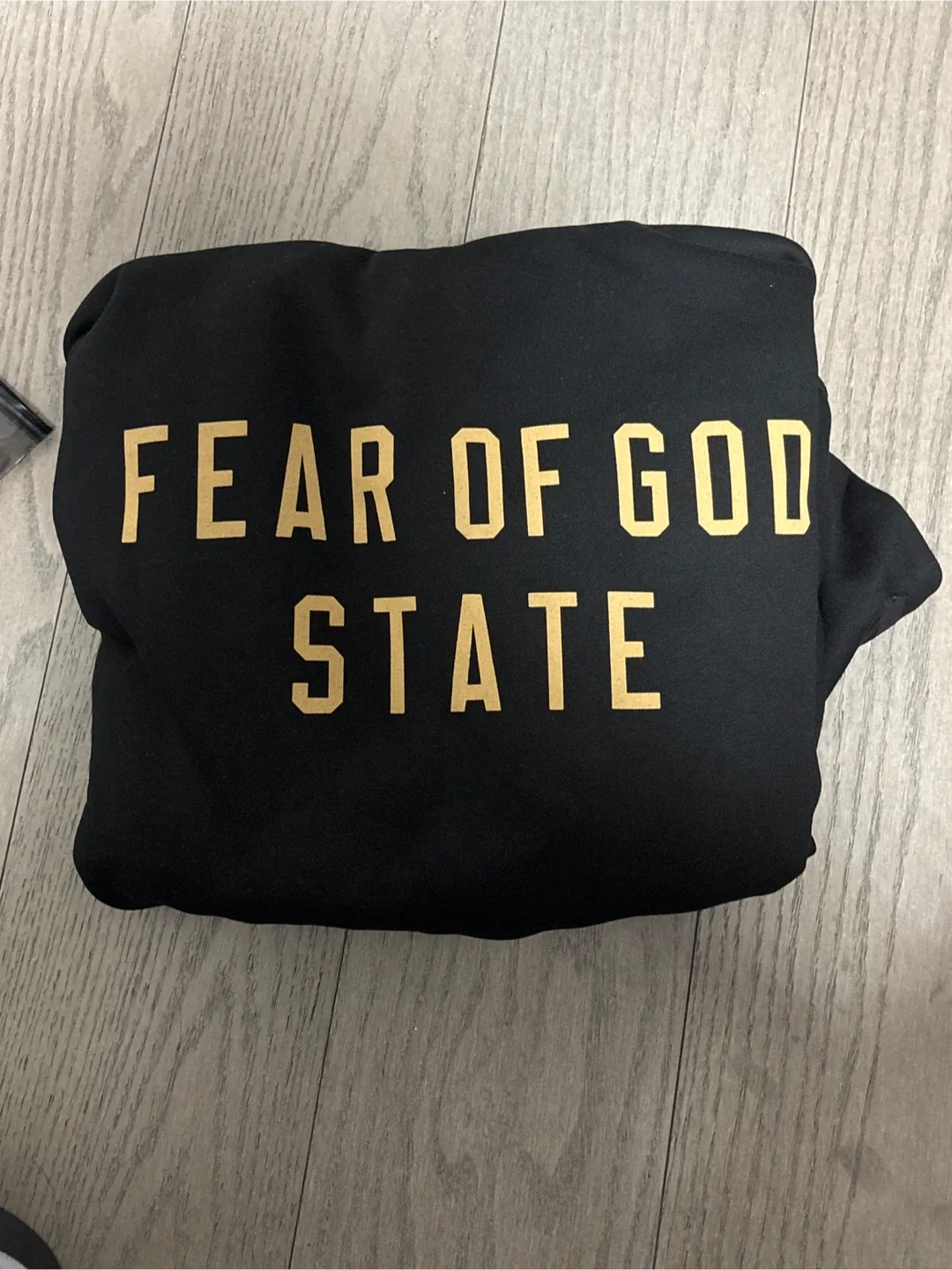 Fear of God Essentials Hoodie Black