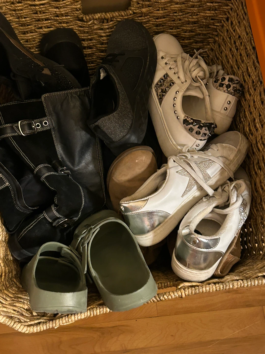 $5.00 and up … Sizes 9 and 10 Mixed Shoes Lot