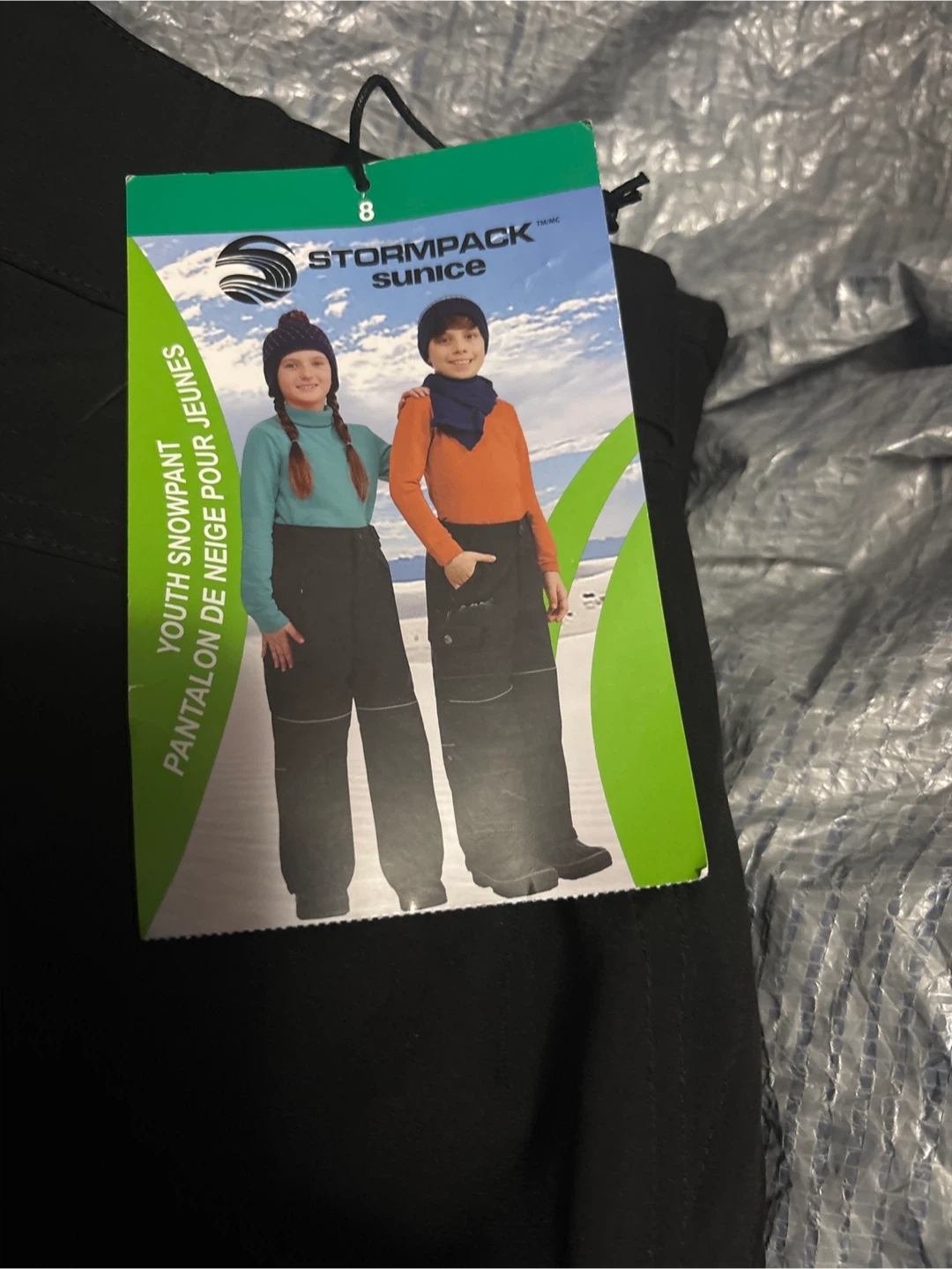 Stormpack Sunice Youth Snowpants - Size 8 - photo 2