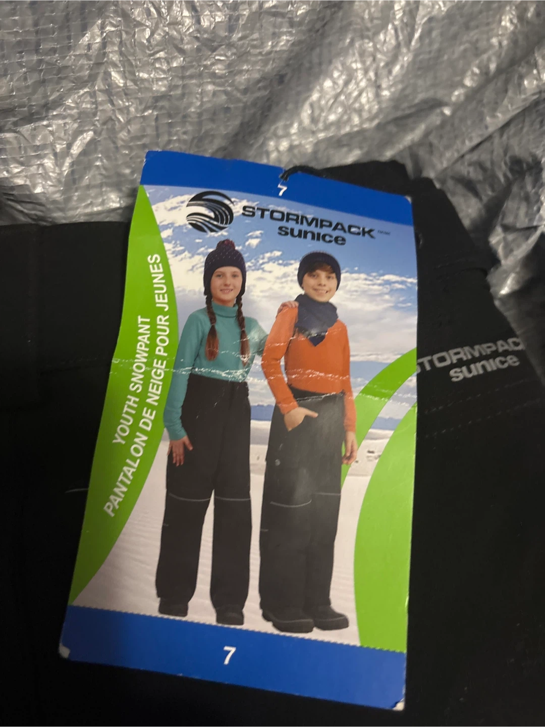 Stormpack Sunice Youth Snowpants - Size 7 - photo 2