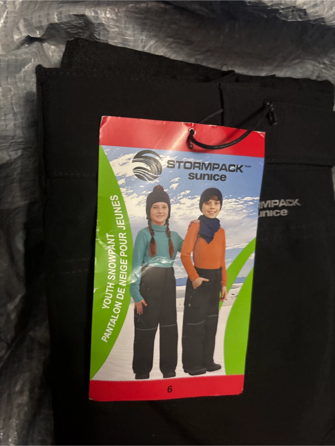 Stormpack Sunice Youth Snowpants - Size 6 - photo 2