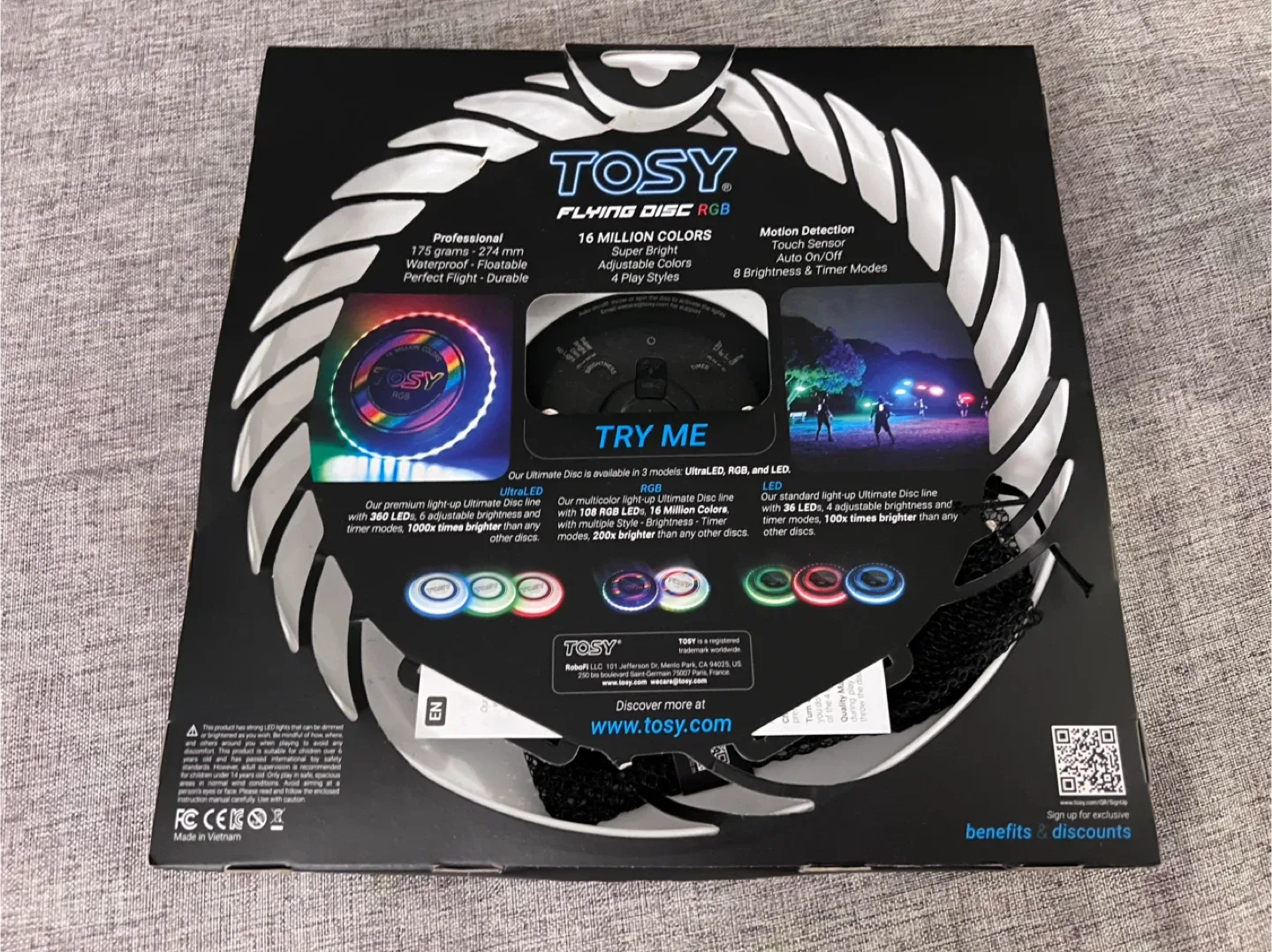 TOSY Flying Disc RGB image indicator(2)