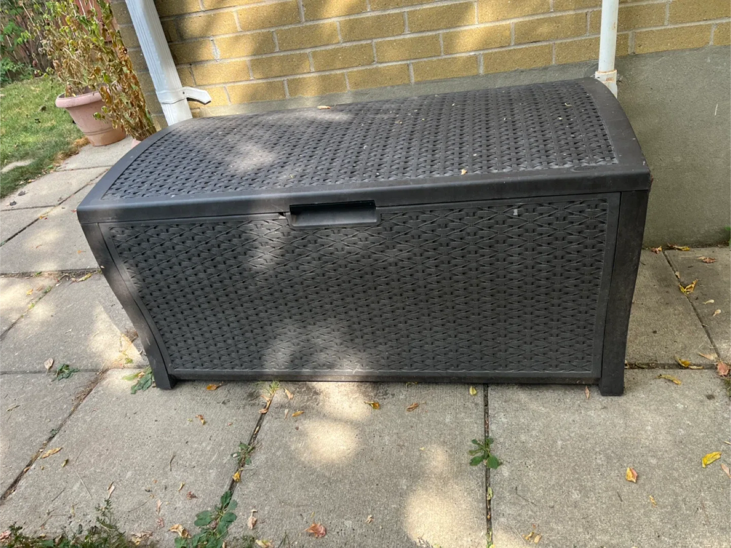 Brown Outdoor Storage Deck Box