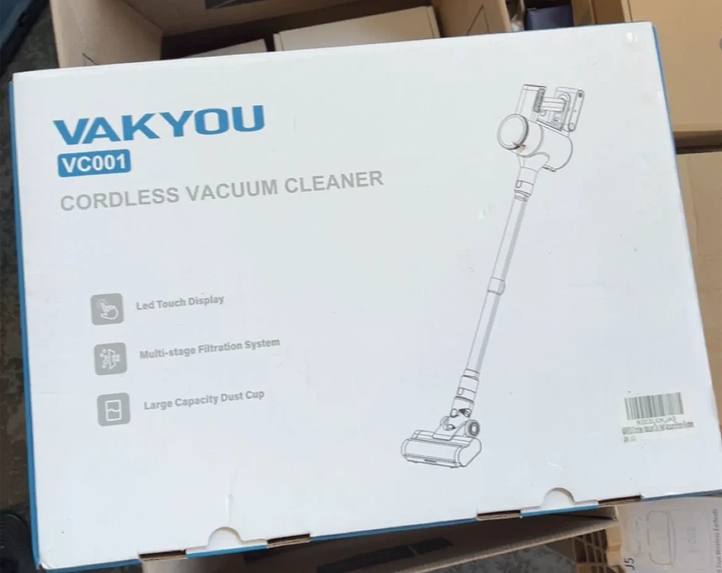 BRAND NEW - Vakyou VC001 Cordless Vacuum Cleaner image indicator(2)