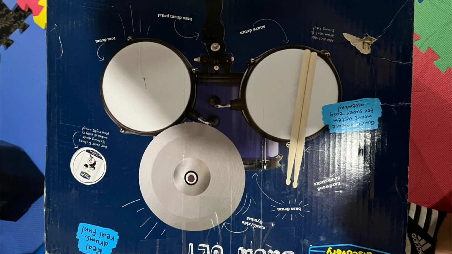 First Act Discovery Kids Drum Set - photo 2