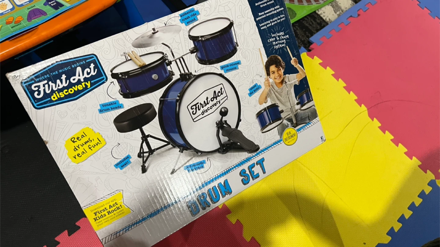 First Act Discovery Kids Drum Set - photo 3