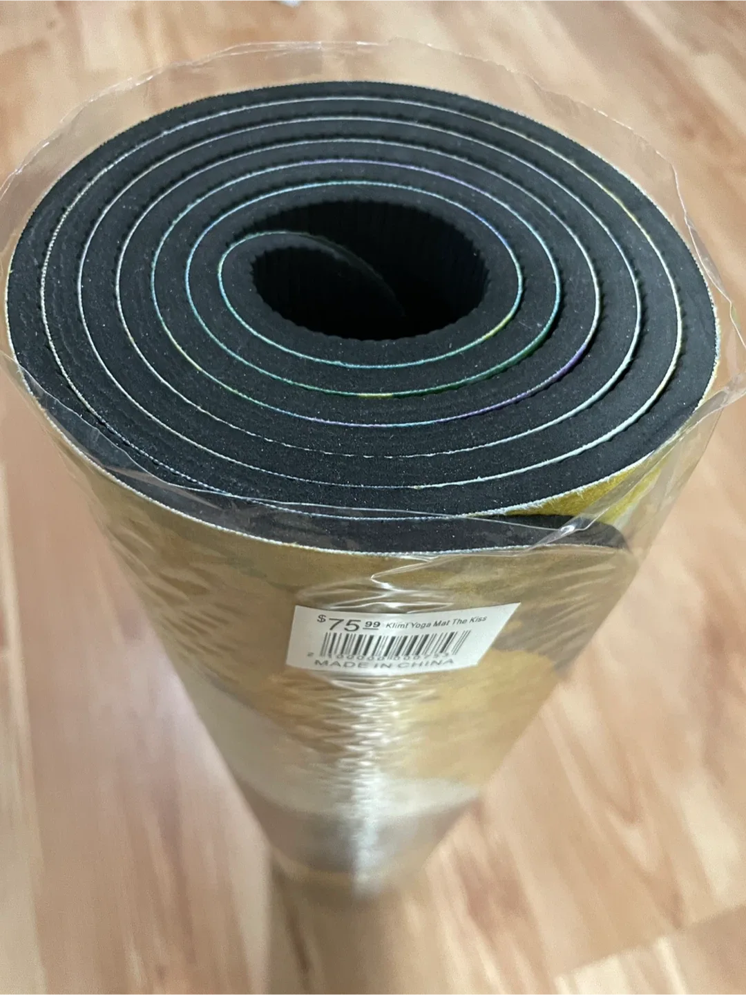 Klimt yoga mat-The kiss image indicator(2)