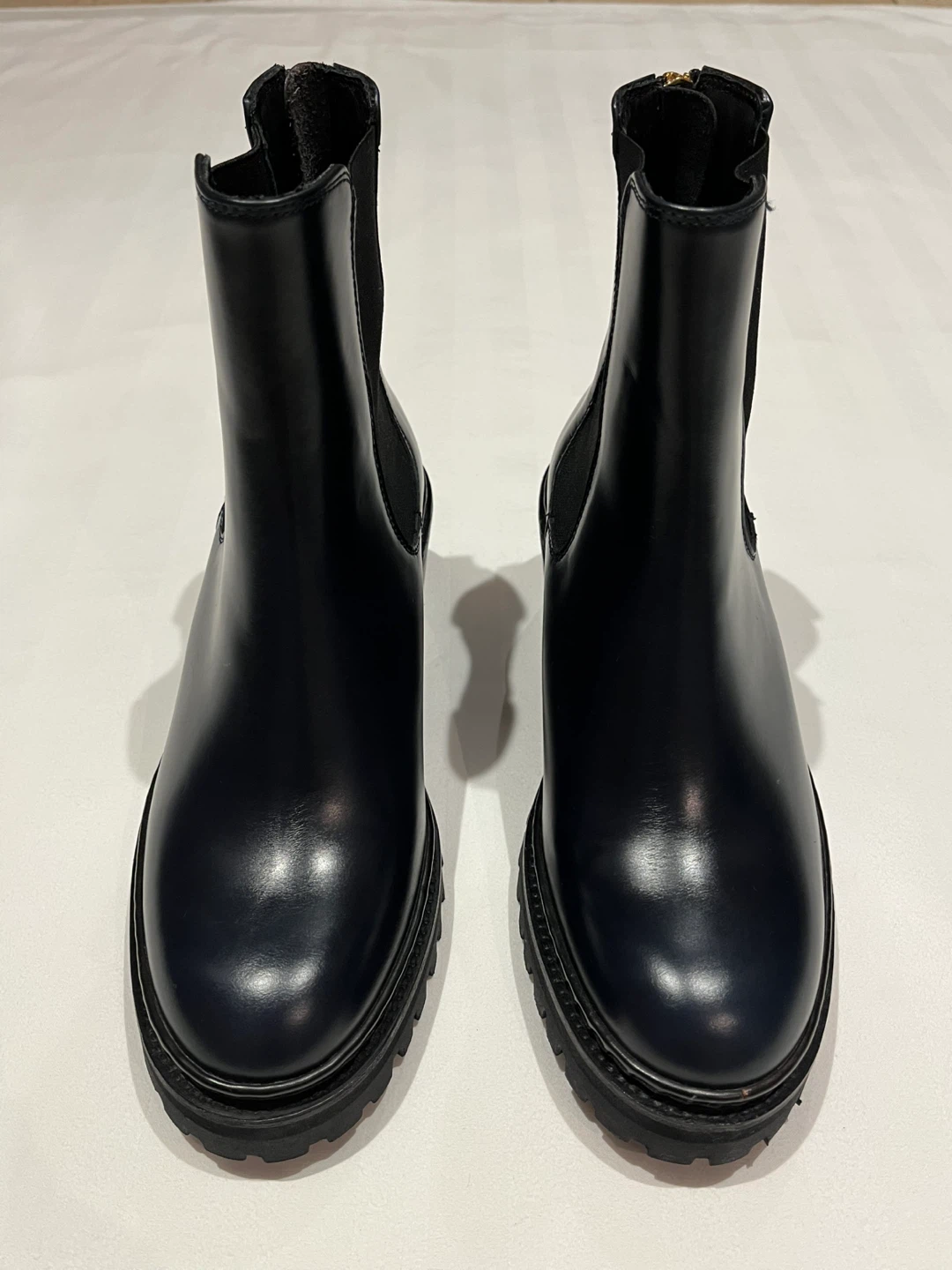 NEW WANT Les Essentiels W37 Navy Ankle Boots
