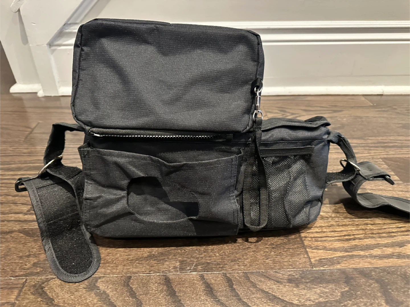 Black Stroller Organizer Bag by Swanoo NEW - photo 2