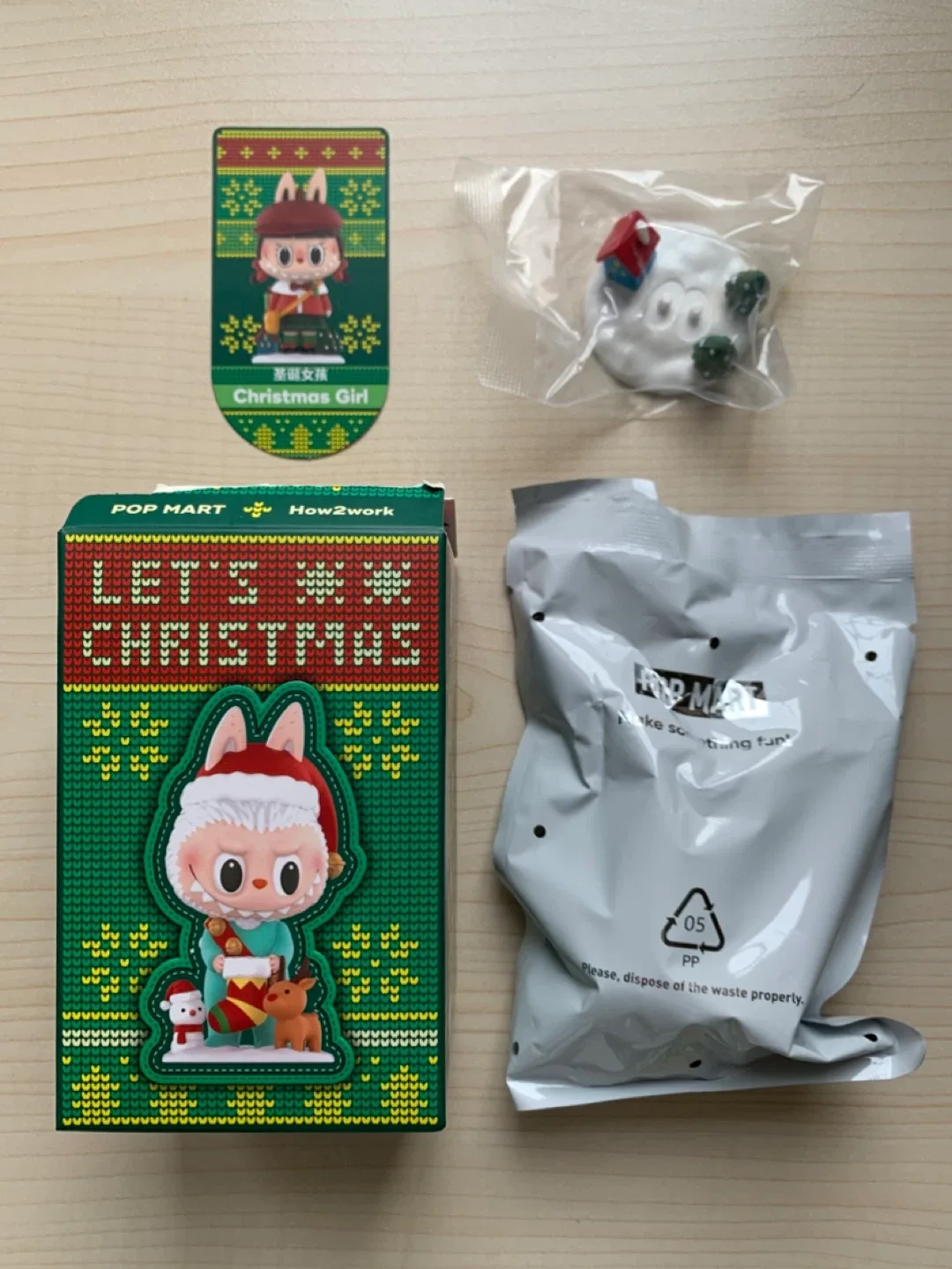 Pop Mart Labubu Let’s Christmas Blind Box Figure Christmas Girl thumbnail