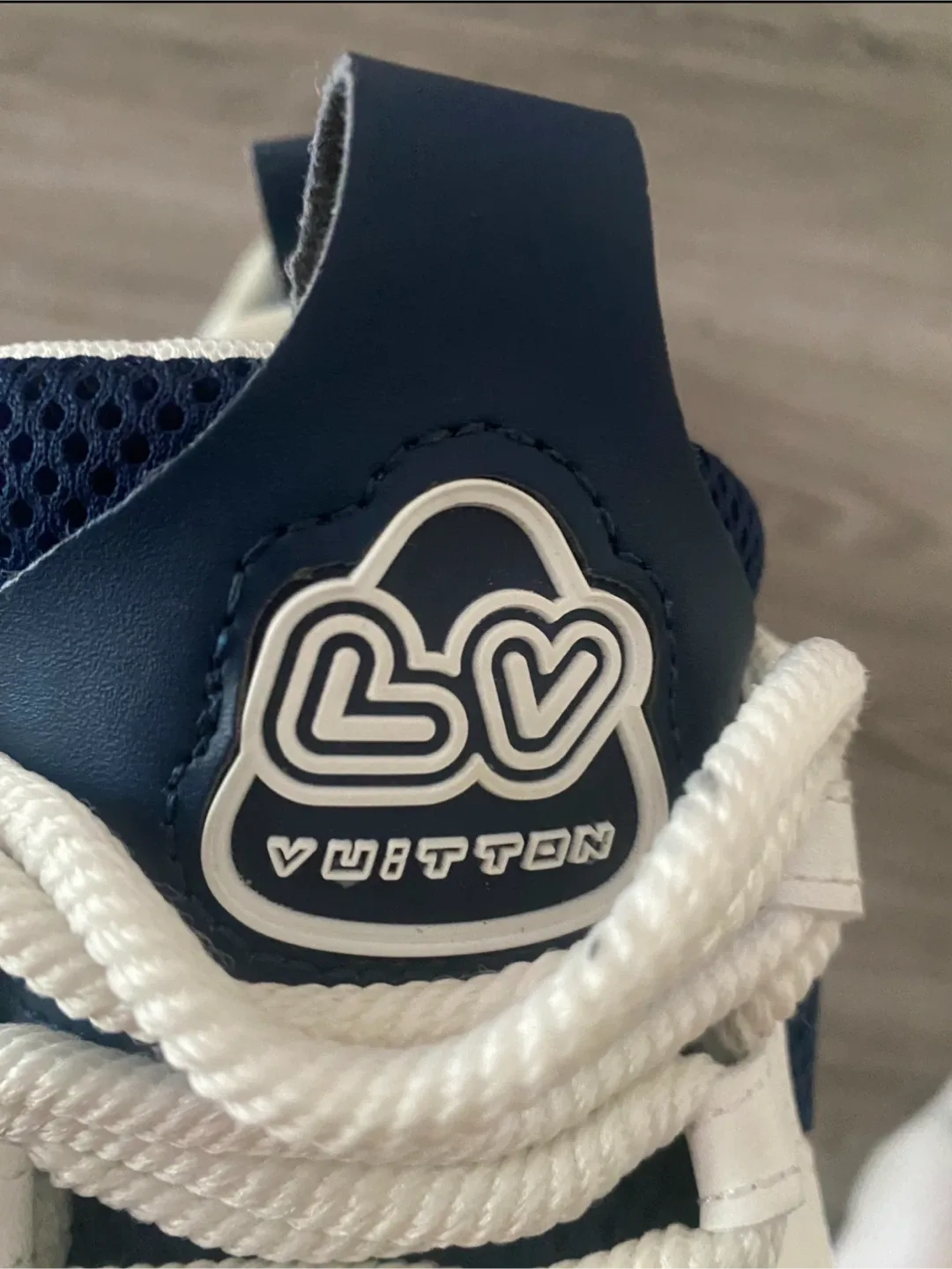 Louis Vuitton Blue/White Sneakers image indicator(4)