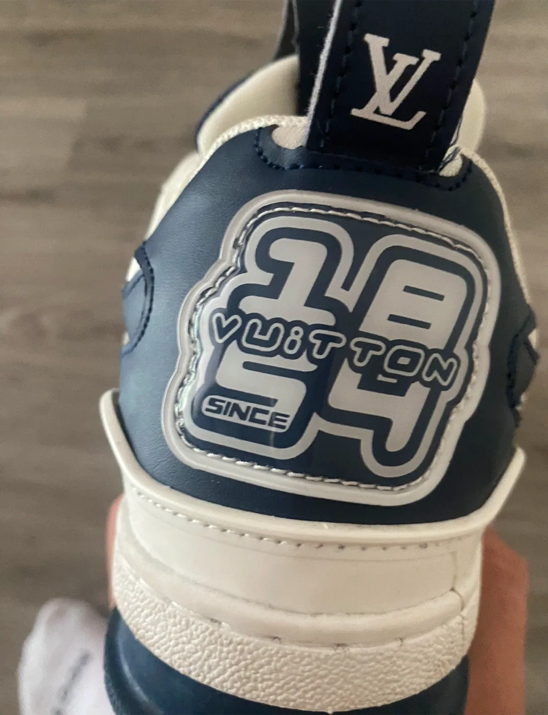 Louis Vuitton Blue/White Sneakers image indicator(3)